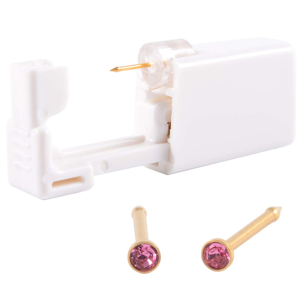 CHUANCI1 Unit Disposable Safe Sterile Piercing Unit for Gem Nose Studs Piercing Gun Piercer Tool Machine Kit Earring Stud Body Jewelry