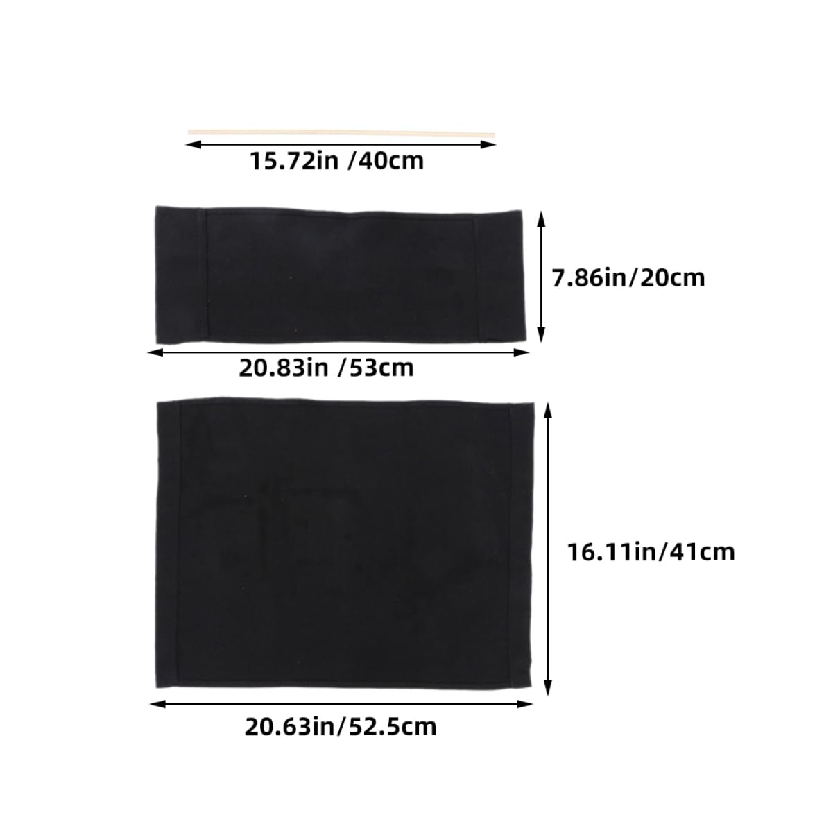 OUNONA Chair Canvas Seat Cover Kit Movie Theater Seat Replacement Folding Chair Easy to Install