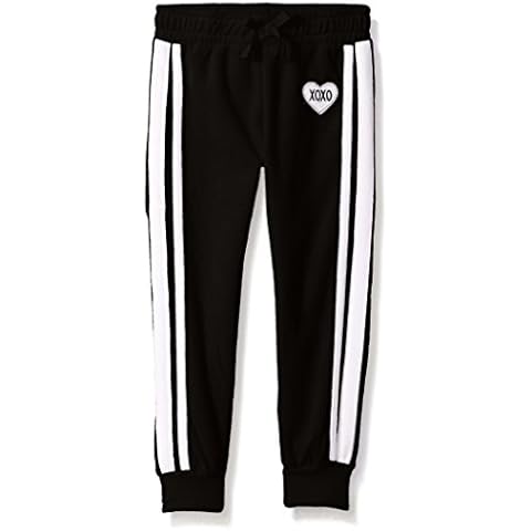XOXO Little Girls' Black Velour Pants Cover