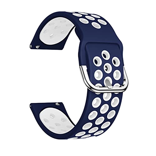 Pulsera de repuesto flexible de 20mm para Xiaomi GTS con silicona impermeable
