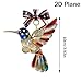250th Anniversary USA 2D Acrylic Hanging Cat Ornament, America 250th Merchandise Patriotic 1776–2026 America Flag Theme Celebration 4th of July & Independence Day Hanging Decorations Gifts