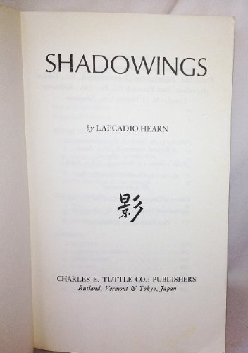 Shadowings 0804809674 Book Cover