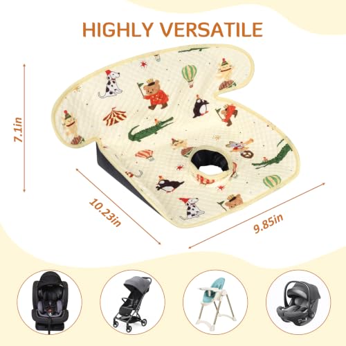 Image of INFANZIA Car Seat Protector Liner for Potty Training Toddler,Circus, 1 Pack | Waterproof & Leakproof Carseat Liner Dry Seat, Baby and Infants Piddle Pad for Strollers, High Chairs, Machine Washable