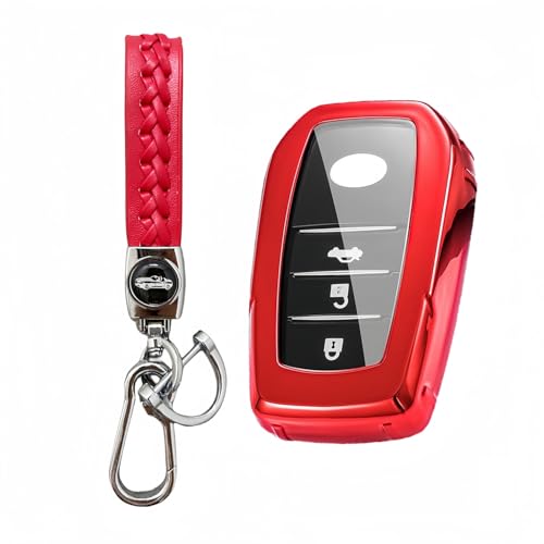Funda para llave Toyota Yaris Cross 2020-2025 de TPU carcasa con llavero