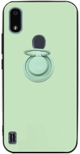 Vista 2 de Verve Connect - Funda para celular Verve Connect con protector de pantalla, funda de TPU sólida con soporte de anillo giratorio de 360°, funda