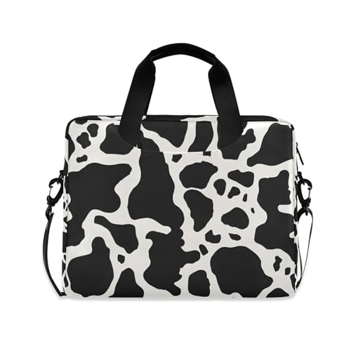 Funda para portátil estampado Cow Spots 13-15.6 pulg miniatura 1