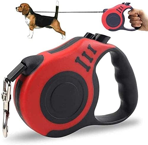 DIKSUL Retractable Dog Leash,5M Portative Outdoor Night Running Reflective Dog Leash for Small Medium Dogs and Cats,with Anti-Slip Handle,One-Handed Brake, Pause, Lock,Soft and Not Stuck (B0D29GK6KG) Amazon Price History, Amazon Price Tracker