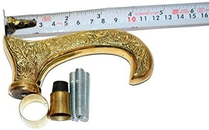 Miniatura 2 de Mango victoriano de latón solo bastón para caminar estilo palo el kit completo hermoso regalo