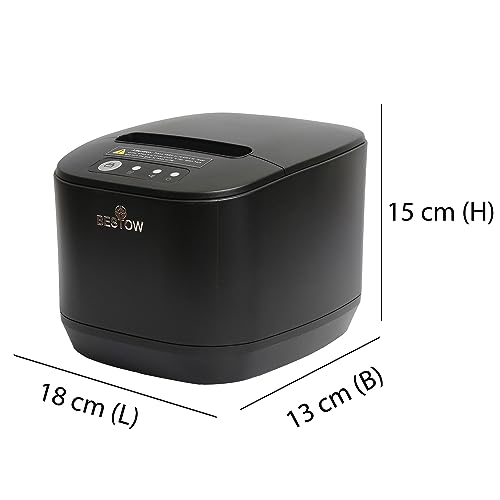 Image of Bestow TRPA260H 80 mm Thermal Receipt Printer with Auto Cutter USB LAN POS Printer for Shops Restaurants Malls Black