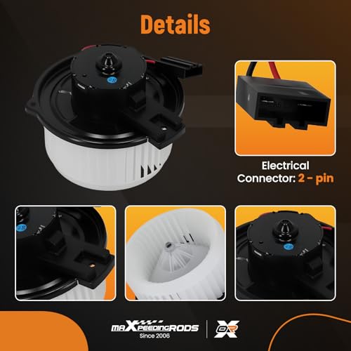 Image of maXpeedingrods HVAC Blower Motor with Fan Cage 75880 for Lexus RX330 04-06 RX400h 06-08 SC300 SC400, for Toyota 4Runner Land Cruiser & Celica, for Land Rover Discovery # 655-2694 8710524020 8710333031