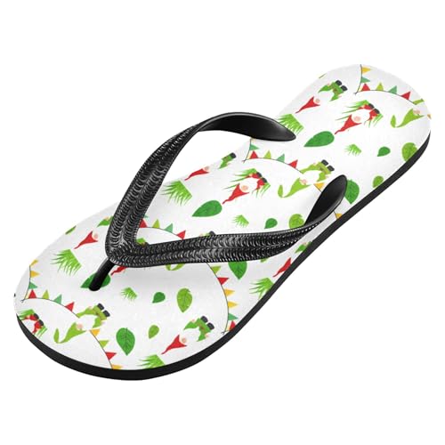 Burbuja Garden Gnomes Flip Flops for Women Men, Soft Thong Sandals Rubber Slippers for Pool Beach Essentials2