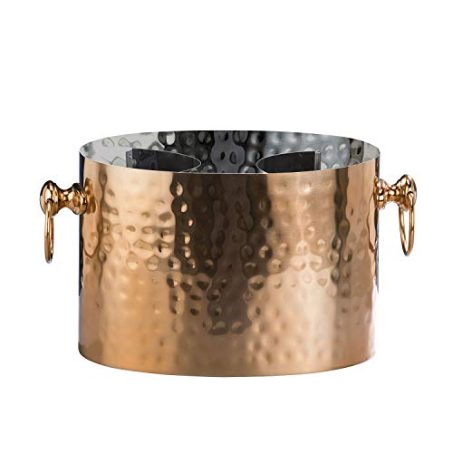 Chic Chill Handcrafted Artisan 2 bottle Champagne and Wine Chiller (Copper)