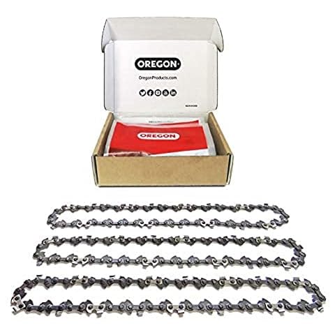 Oregon Pack de 3 Cadenas de Motosierra 3/8" LP para Espadas de 40cm -56 Eslabones, 1.3mm Cover