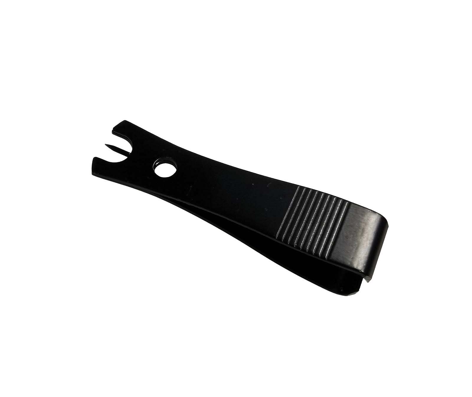 Fishing Line Nipper Cutter Clipper with Hook Eye Cleaner Pin Fishing Stainless Steel Tool (Black)