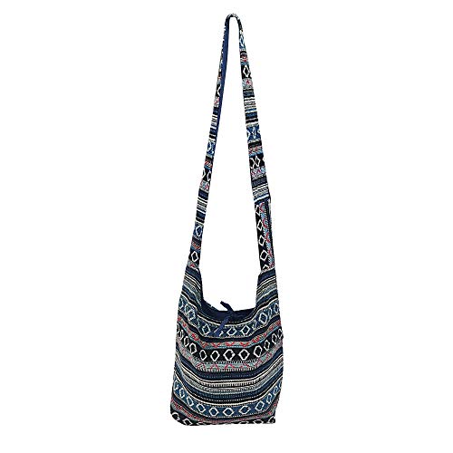 Image of SUVASANA Large Sling Shoulder Bag for Men Women Casual Comfortable Everyday Purse Travel Women's Cross-body Bags