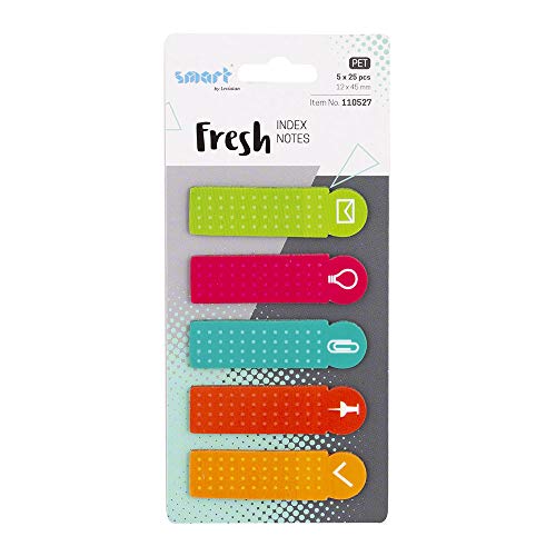 Smart Fresh Lot de 5 paquets de 25 bandes adhésives en PET 12 x 45 mm Cover