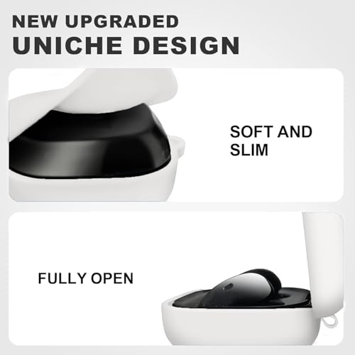 Image of Soft Silicone Case Cover Compatible with Galaxy Buds Core (2025) (White)