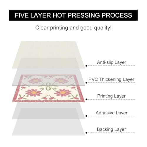 Image of Moroccan Tile Stickers | Waterproof Self Adhesive Peel & Stick Tile Decals for Kitchen Backsplash, Bathroom Wall, Floor, Furniture & Glass (8x8 Inch, Design 11, 36 Pic)