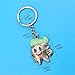 QMQJIA Realistic Tooth Shaped Keychain Craft from Sturdy Zines Alloy Materials for Dentals Industry Promotion Casual Wear