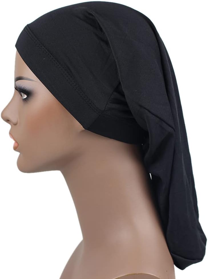Unisex Spandex Braids & Dreadlocks Cap 3 Packed,Jumbo Satin Night Sleep Bonnet Hair Covers for Men Women