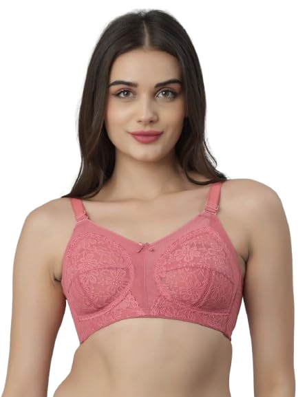 blue nixie Stylish Nylon Lycra Material Full Coverage Bra with Wirefree Support Regular Straps-picture-34