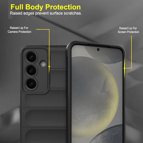 Image of amazon basics Back Case Cover for Samsung Galaxy S25 5G (Silicone Magic-Black)