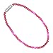 FlashingBlinkyLights LED Pink Heart Beaded Light Up Necklace