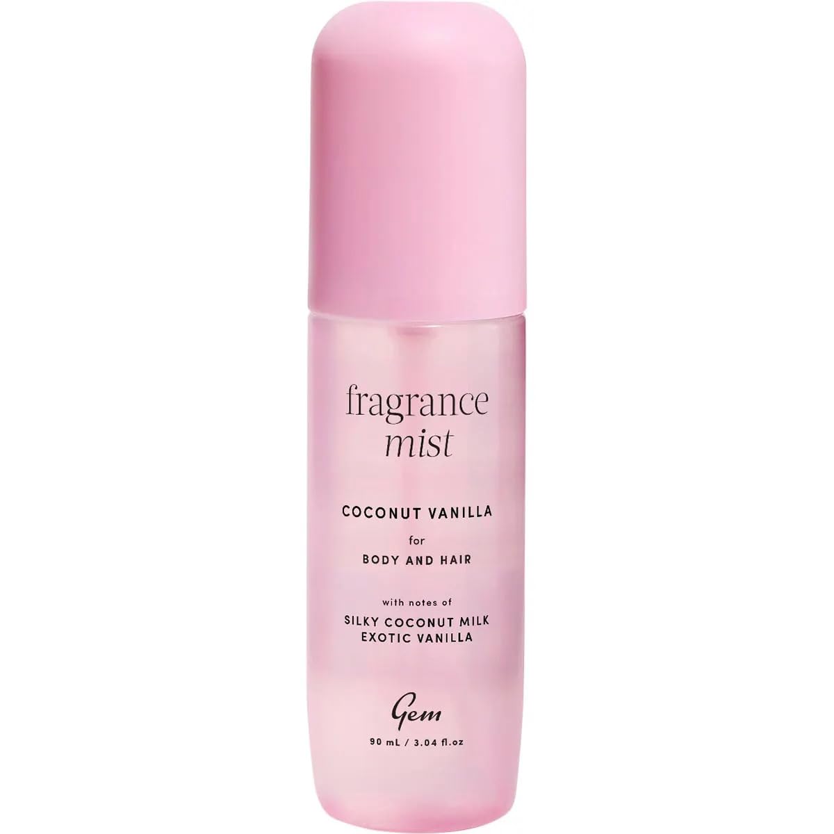 Gem Fragrance Mist for Body & Hair Coconut Vanilla 90ml | Long