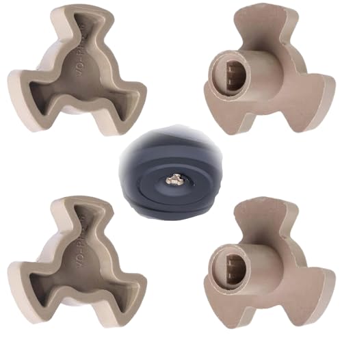Zwenjuan Microwave Turntable Coupler,4 Stücke Koppler für Plattenspieler Mikrowelle Drehkreuz,Mikrowellen-Drehscheibe Koppler,für Ersatz Antriebsteil mikrowellenherd