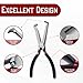 AUPREX Electrical Disconnect Pliers, Electrical Connector Pliers for Push Tab Style Plugs, Automotive Hose Disconnect Tools, Fuel Line Disconnect Tool (Straight+60 Degree)