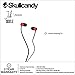Skullcandy Jib In-Ear Noise-Isolating Earbuds, Lightweight, Stereo Sound and Enhanced Base, Wired 3.5mm Jack Connectivity, Red/Black