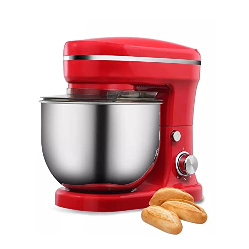 Stand Mixer With Dough Hooks, 5qt 1200w, 6-speed Tilt-head Food Dough Mixer With Ash-proof Cover, Kitchen Electric Mixer With Stainless Steel Bowl,dough Hook,whisk, Beater