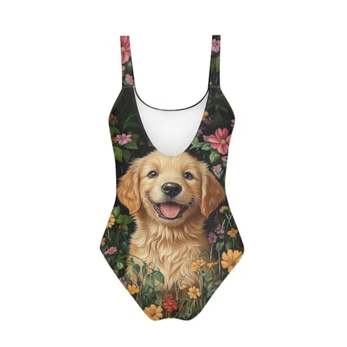 Image of Uourmeti Girls' One-Piece Swimwear Halter Bathing Suit Big Kids Summer Beach Swim Suits Swimming Wear