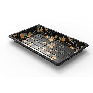 7# Sushi Container Sushi Tray Sushi Plate 7.8 * 5.1-Inch Take Out Container with Clear Lid 400 Sets 7#