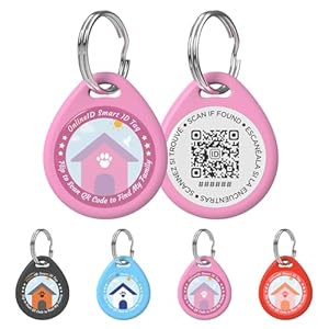 1 Pack Personalized Dog Tags,QR Cod...