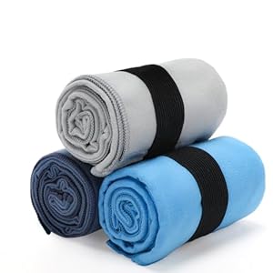 3 Pack Gym Towel Men Women Quick Dry Microfiber Workout Gear for Body Sweat Sports Exercise Fitness Tennis Running Cycling Hiking Weight Lifting Yoga Towels(3 Pack)