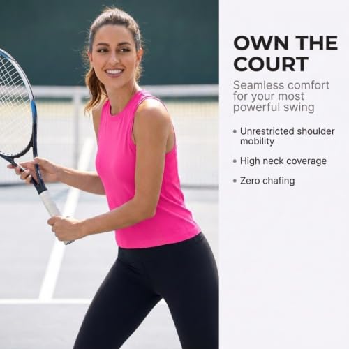 Image of Spyder Womens Workout Tank Tops - Seamless Workout Tank Tops Woman, Yoga Tops for Women, Athletic Activewear Gym Tanks