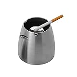 Ashtray, Newness Stainless Steel Tabletop Decoration Unbreakable Home Ashtray