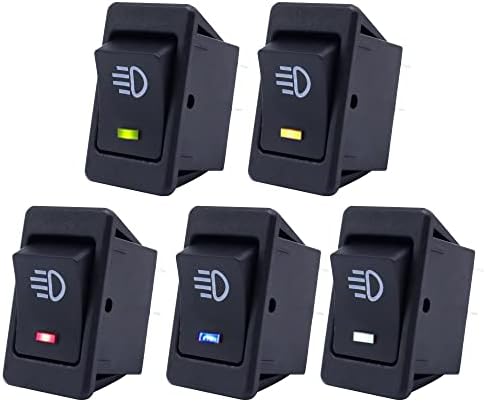 HISports KFZ Kippschalter 12V 35A-LED SPST 4 Pin EIN/AUS für ...