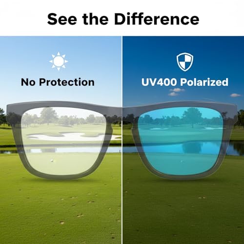 Image of Cyxus Golf Sunglasses for Men Acetate Polarized UV400 Protection Golf Accessories Gift P1579