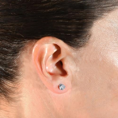 Pompeii 1 1/4Carat (ctw) Diamond Studs in 14k White or Yellow Gold Lab Grown (HI,VS)4