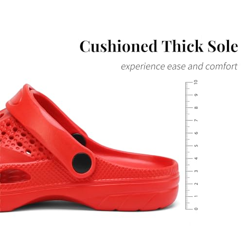 Image of SOSOWHLTE Men's Women's Arch Support Clogs,Unisex Garden Shoes Comfortable Slip-on Outdoor Sandals Slippers for Beach Casual