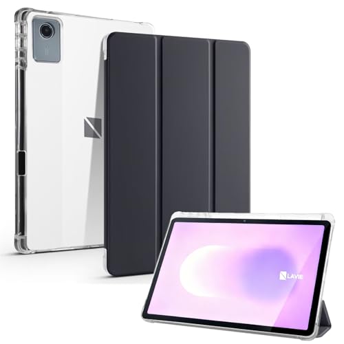 Aokil �Ή�For LAVIE Tab T11N 11�^ �蒠�^�P�[�X LAVIE Tab 11QHD3 (PC-T1175LAS/LAC�APC-TAB11Q02/T11S7LAS)�p �����o�b�N�J�o�[ PU�������U�[ �_�� TPU �ϏՌ� �y���V����