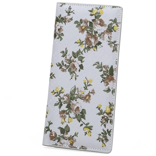 GOIACII Womens Wallet RFID Slim Wallets for Women Thin Ladies Credit Card Holder Bifold Billfold with 11 Card Slots & ID Window