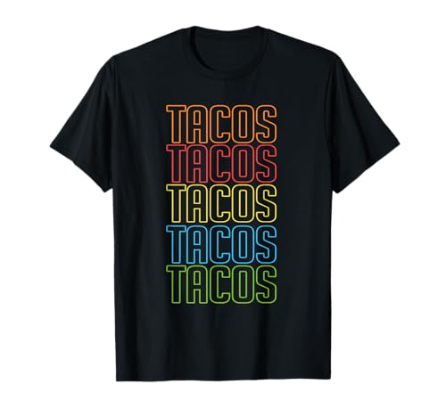 Retro Tacos shirt Vintage Taco Tuesday T-shirt T-Shirt