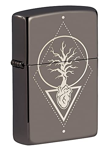 Encendedor Zippo Black Ice Heart of Tree miniatura 1