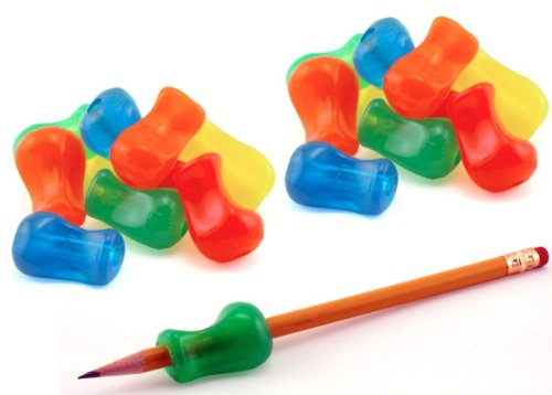 The Pencil Grip Neon Pencil Grips, Universal Ergonomic Training Grips For Righties And Lefties, Neon Pencil Grips, 12 Count, Assorted Colors - Tpg-11312 #TOP1