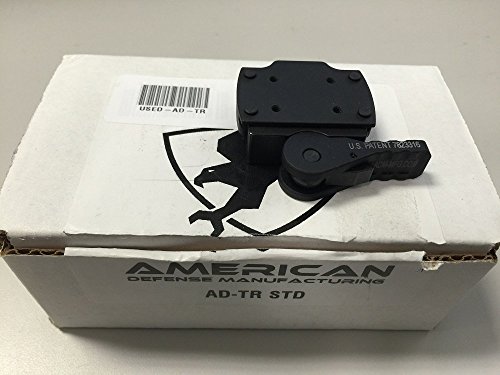 American Defense AD-TR STD Riflescope Optic Mount, Black