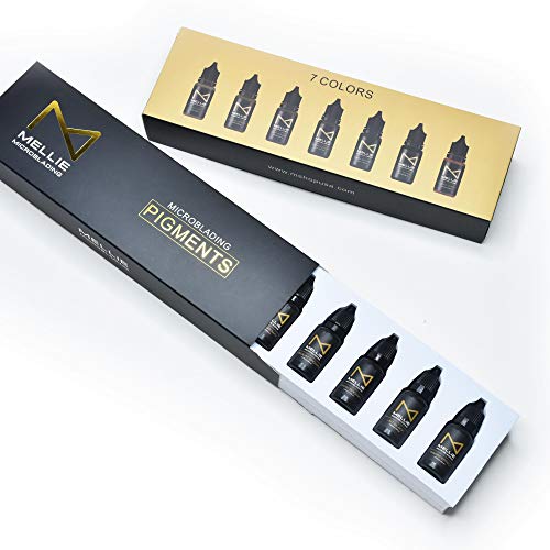 M Microblading Medical Grade Pigment Ink Set Set of 7 Colors