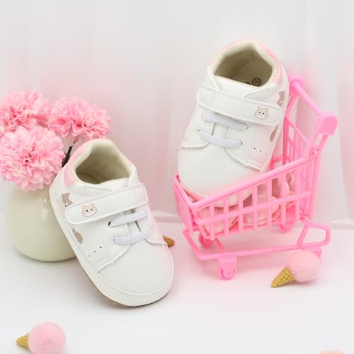 Baby Boys Girls Cat Shoes PU Leather Sneakers Infant First Walking Shoes Toddler Crib Shoes Newborn Flat2